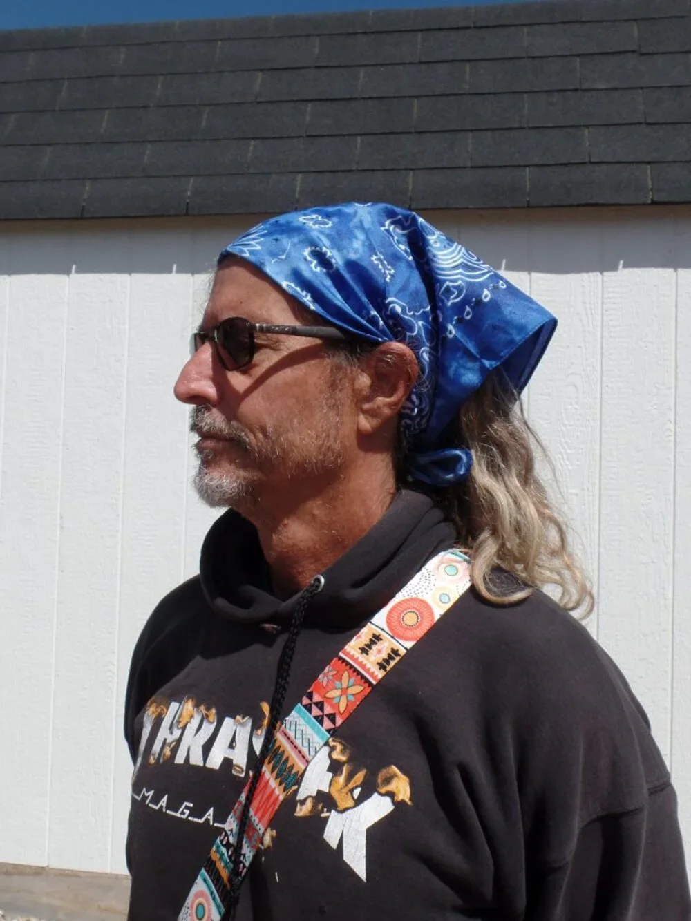 Triangle Bandana SWAG Rolling Stones Tie-Dye Scarf - Picture 5 of 9